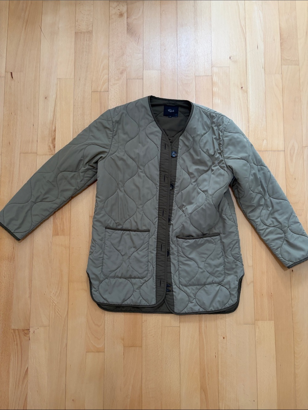 Rails Quilted Olive Green Jacket